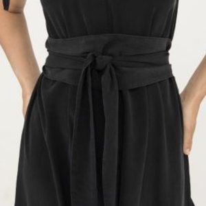 Elizabeth Suzann Asawa Belt Black Linen